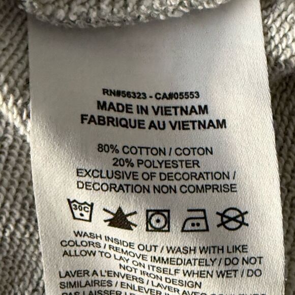 Nike Woman’s Varsity French Terry Hoodie in Heather Gray. Size S Oversized. - Picture 8 of 8